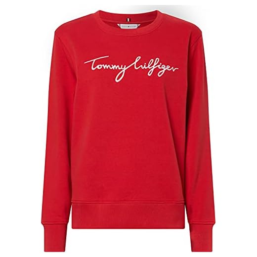 Tommy Hilfiger dam normal grafisk C-nk tröja