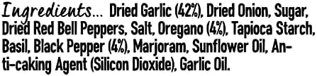 Schwartz Garlic Italian Seasoning |Jar |43 G|Mediterranean Taste|With Garlic, Oregano & Black Pepper|Versatile Herb, Elevates Home-Cooked Meals|Perfect for Pasta Sauces & Roasted Vegetables, Pack of 6