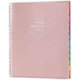 Appointment Book 2026 - JAN 2026 - DEC 2026, 8.4' x 10.6' Weekly Appointment Book 2026, 15-Minute Interval Hourly Planner, Flexible Soft Cover