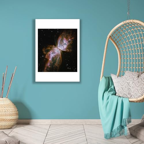 Impression d'art Hubble NGC 6302 affiche télescope grand format semi-brillante