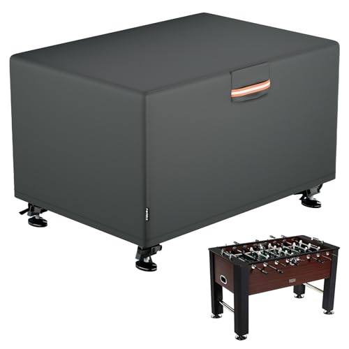 EVRBUL Foosball Table Protection Cover Soccer Table Cover Waterproof Outdoor/Indoor UV Resistant Heavy Duty 420D63x45x35