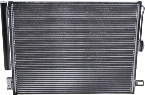 Go-Parts - A/C Condenser for 2011-2023 Dodge Durango, 2011-2022 Jeep Grand Cherokee WK, with Transmission Cooler, Replacement 2012 2013 2014 2015 2016 2017 2018 2019 2020 2021