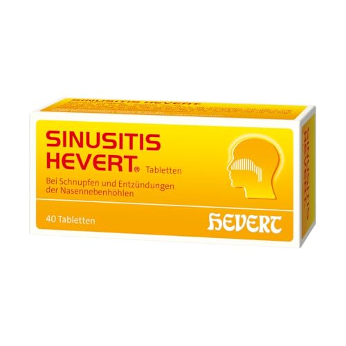 Sinusitis Hevert bei Schnupfen und Entzündungen der Nasennebenhöhlen 40 St. Tabletten