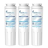 FilterLogic Water, Replacement for Maytag UKF8001P, UKF8001AXX Whirlpool 4396395, 469006, EDR4RXD1, EveryDrop Filter 4, PUR, Puriclean II, package may vary, 3 Count (Pack of 1)