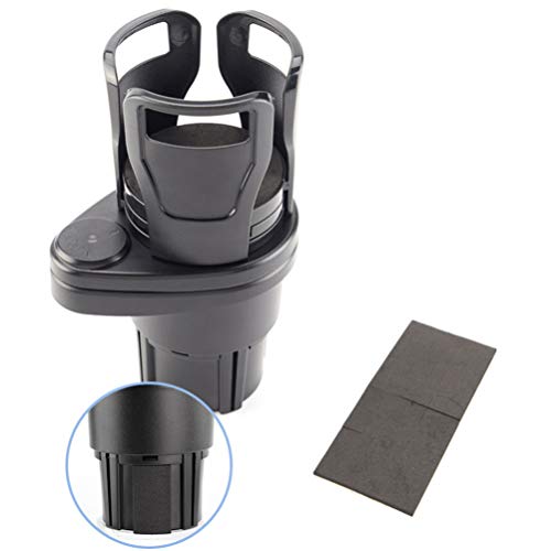 Portavasos extensible para auto LIOOBO negro miniatura 4