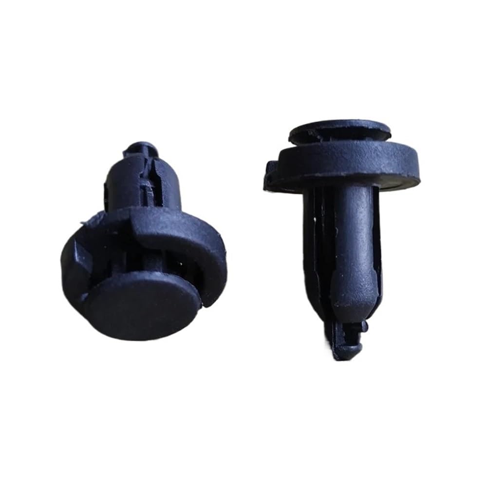 GLBMLMTHZP 20Pcs Plastic Rivets Bumper Mudguard Clips Retainer Door Panel Fender Fasteners Fit For Toyota Mitsubishi 10mm Hole