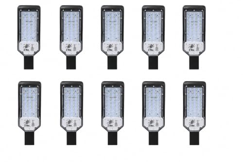 Image of D'Mak LED Street Light White Focus with Lens Waterproof IP65 for Outdoor Purposes (Pack of 10, 36W LED Street Light)