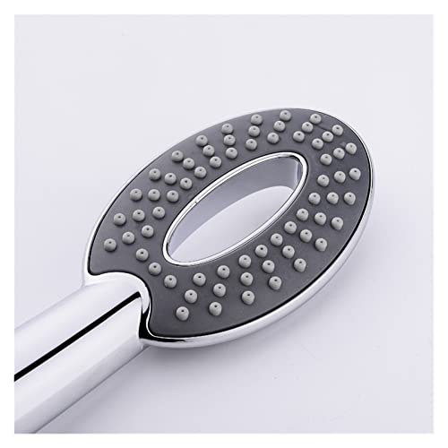 Pommeau de douche grande douchette à main ovale ensemble de douche complet pas cher - 6