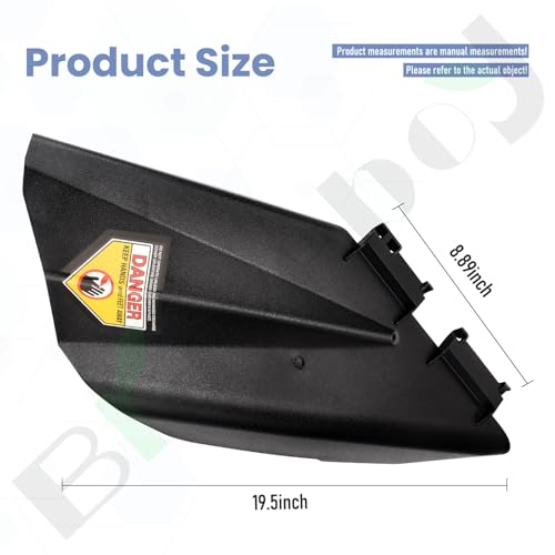 Conjunto deflector compatible con Toro 71427 81242 94301 Braveboy 6