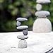 Zen Garden Mini Side 2 Side Balanced Stone Rock Cairn Sculpture - Promote Health, Harmony, and Calming Serenity