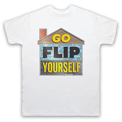 T-shirt What Do Shadows Go Flip Yourself pour homme en coton