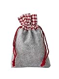 Las bolsitas son hermosas durante todo el año. Se trata de una opción linda para empacar pequeños regalos, ideales también para empacar regalos de navidad o de calendario de adviento.