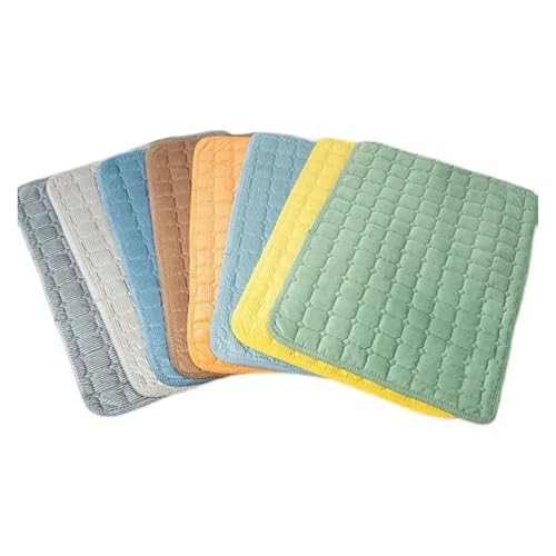 Lit pour chien et chat isolant contre le carrelage froid grand tapis jaune - 7