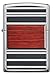 Zippo Wood Grain High Polish Chrome Pipe Pocket Lighter