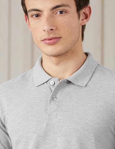 Image of Amazon Brand - Symbol Men's Cotton Rich Solid Polo Tshirt | Collar Tshirts | Half Sleeves | Plain-Regular Fit (Available in Plus Sizes and Combo Pack of 2)