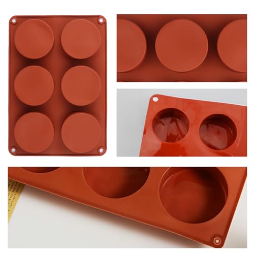 Brand Silicone Muffin Pan - 6 or 8 Cups Non-Stick Cupcake Molds, Food Grade Silicone Baking Tray for Making Egg Muffins and More - Image 4