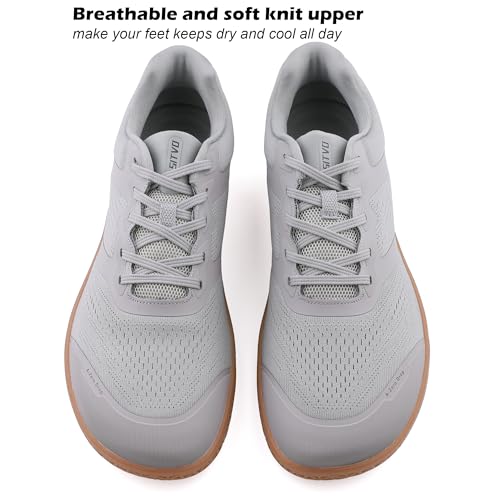 Image of ASITVO Barefoot Shoes Men Wide Walking Zero Drop Cross Trainer Gym Sneakers | Minimalist Grounding Walking Width Toe Box Knit Seamless Upper Colorful