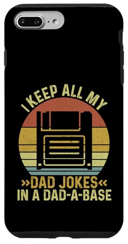 I Keep All My Dad Jokes In A Dad-A-Base �X�}�z�P�[�X iPhone 7 Plus/8 Plus �p