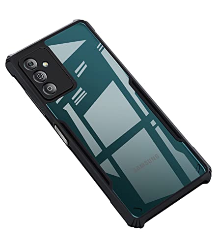 Image of Zapcase Back Case Cover for Samsung F23 5G | Compatible for Samsung F23 5G Back Case Cover | 360 Degree Back Cover Case | Clear Case with Camera Protection |(TPU + PC | Matte Black)