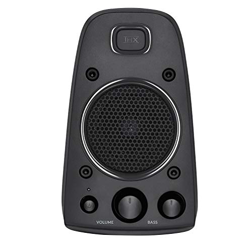 Logitech Z625 Système de Haut-Parleurs 2.1 Subwoofer, THX, 400W en Puissance, Basses Puissantes, Multidispositifs, Entrée Optique 3,5mm/RCA, Prise EU, PC/PS4/Xbox/TV/Smartphone/Tablette – Image 6