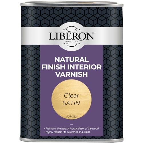 Liberon ELNFIVCS 1L Natural Finish Internal Varnish - Clear Satin