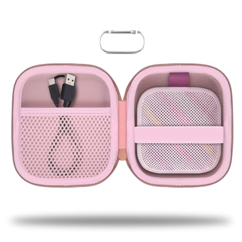 Image of co2CREA for Anker Soundcore Boom Go 3i Portable Bluetooth Speaker Hard Protective Case, Portable Travel Case Replacement (Pink Case)