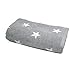 Produktbild Badetuch, 85 x 200 cm, 100 % Baumwolle, 480 g/m², Sternen-Motiv, Grau