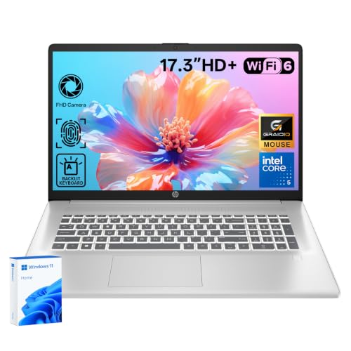 Image of HP Essential 17.3 inch HD+ TouchscreenLaptop, Intel 5 120U, 16GB DDR4 + 1TB