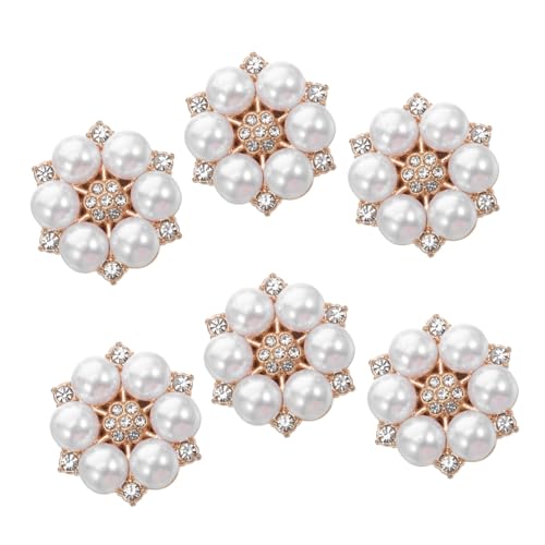 Clips de botones florales para trajes de esmoquin y bodas Mipcase 6 piezas elegantes