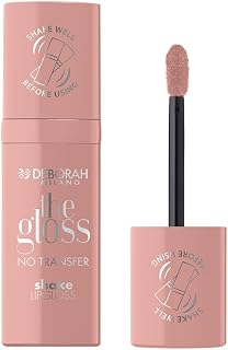Deborah Milano - The Gloss, Lip Gloss, No Transfer, N.01 Nude Look, Light Coverage Lip Gloss and High Gloss, 3ml
