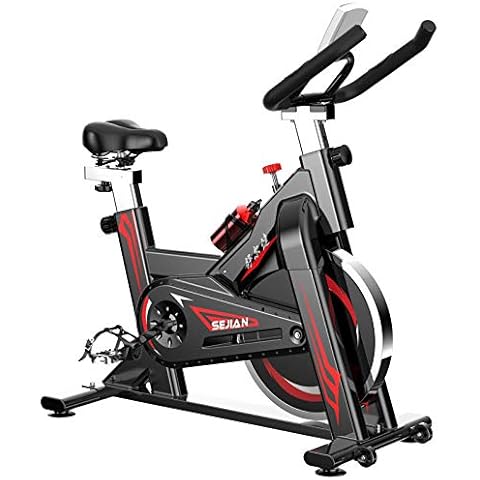 KEREITH Indoor Cycling Bike Belt Drive Stationary Bicycle Exercise Bikes with LCD Monitor for Home Cardio Workout Bike Training Cover