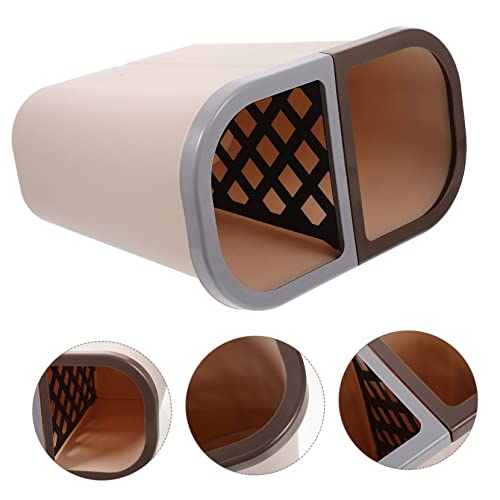Bote de basura plástico con doble compartimento para cocina y baño miniatura 5