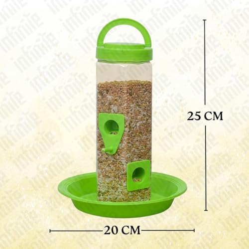 Image of Bird Feeder - Hanging Feeder for Outdoor Garden & Balcony (Pack of 2)