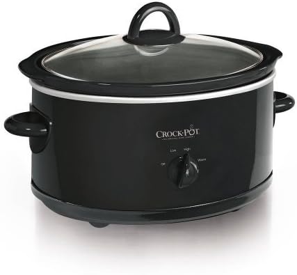 Crock-Pot 7-Quart Manual Slow Cooker, Black SCV700-B2