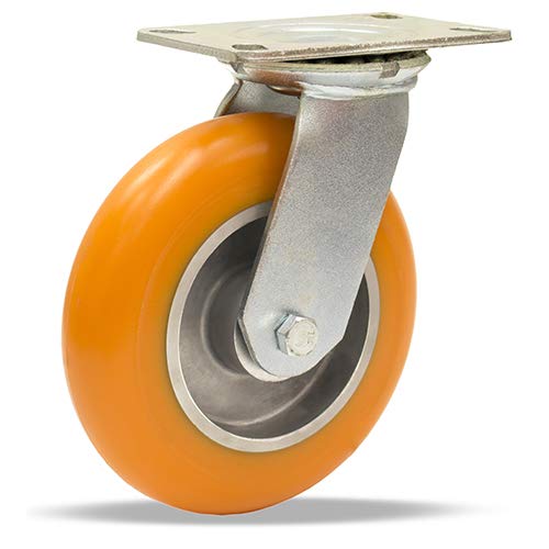 8" (S-MS-82EMB) Hamilton Medium Service Swivel Caster Ergo-Tech Wheel (S-MS-82EMB)