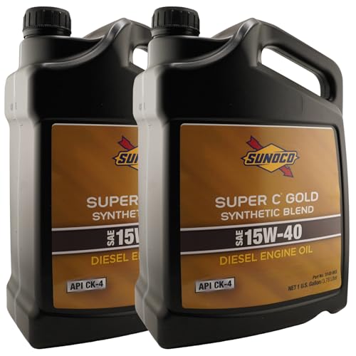 SUNOCO Super C Gold 15W-40 Aceite Motor Diésel 2 Galones