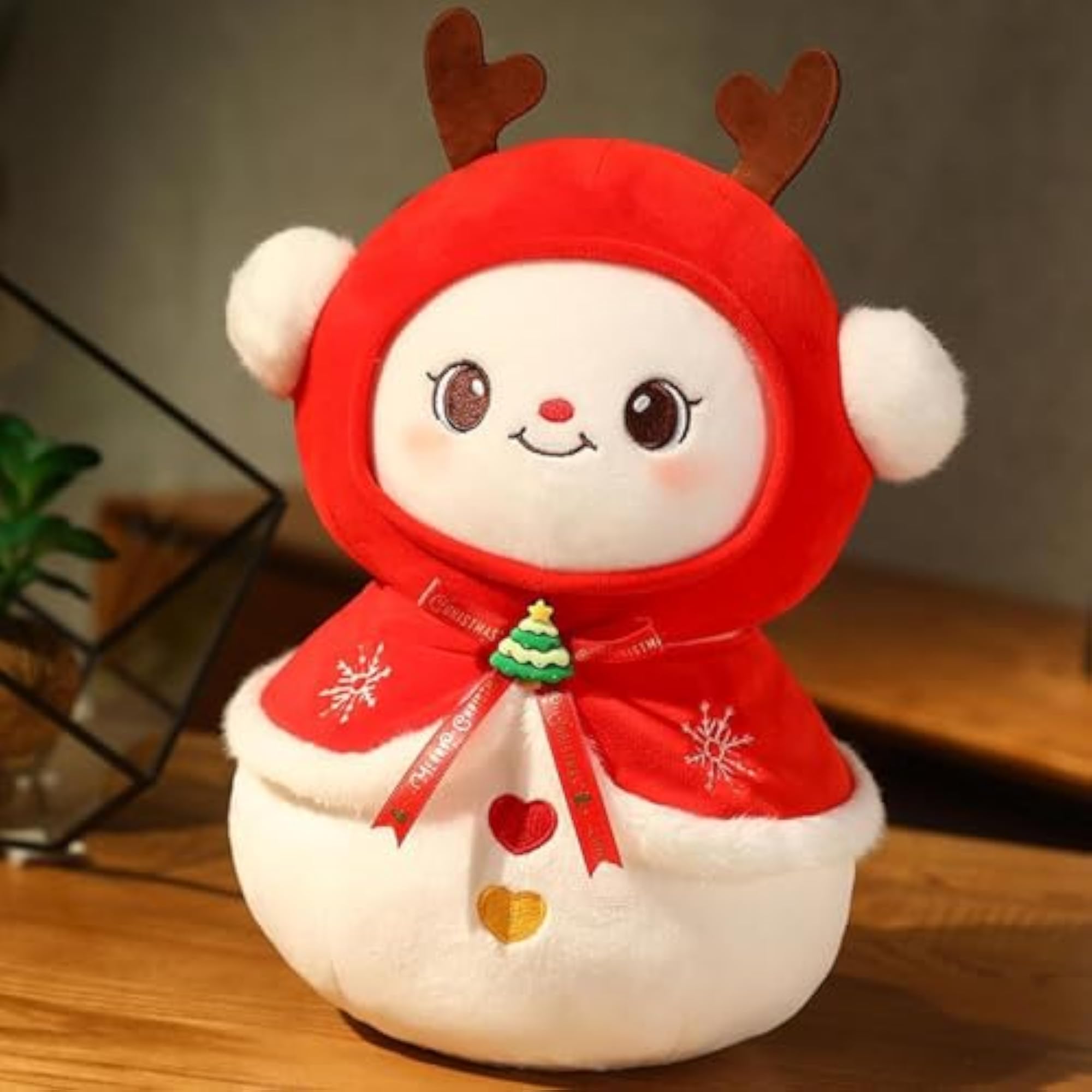 Christmas Stuffed Doll Adornment for Holiday Decor
