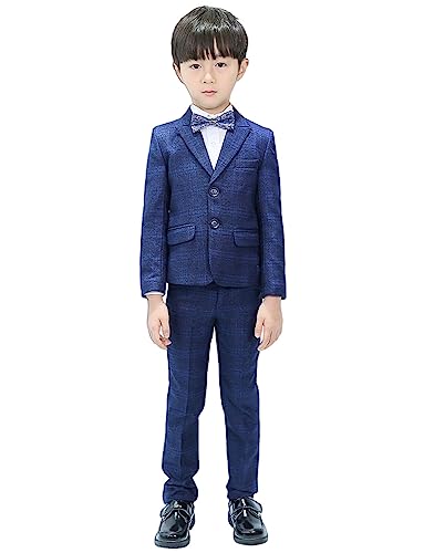 Costume à carreaux garçon 2 pièces veste et pantalon Kromoc