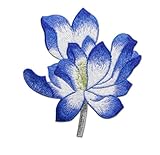Diseño de moda: el parche de flores cuenta con colores brillantes y patrones de elementos modernos que añaden una decoración encantadora a tu ropa.