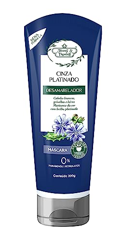Máscara Cinza Platinado Flores & Vegetais 200g
