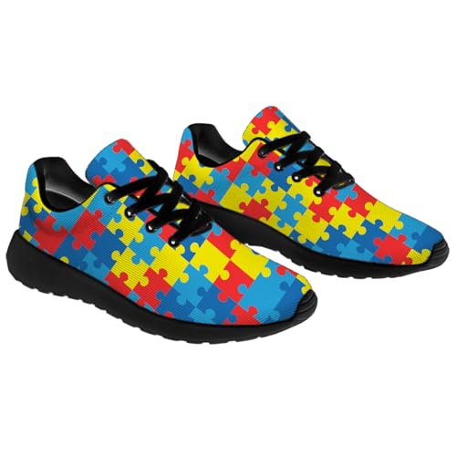 Women's Men's Autism Awareness Shoes Walking Shoes Running Tennis Sneakers Gifts for Boyfriend Girlfriend4