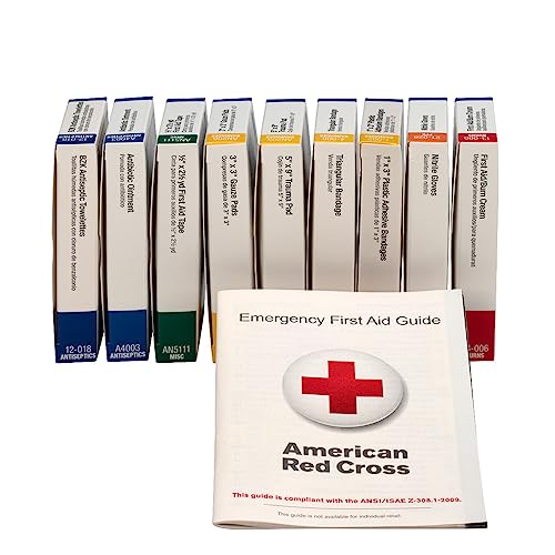First Aid Kit Refill for 10 People, 59 Count, Package may vary