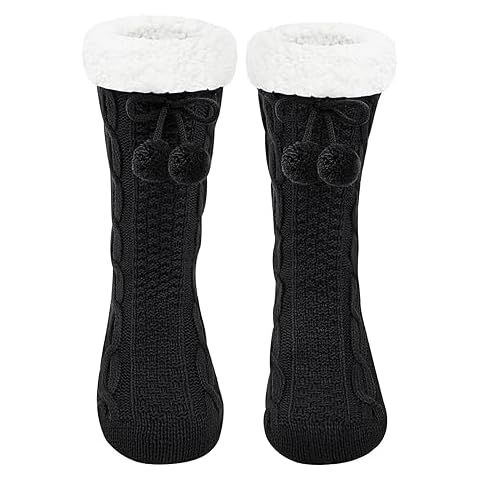 Justay Sowarm Fluffy Winter Slipper Socks Cover
