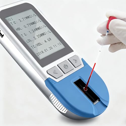 Wsexyy Cholesterin-Testgerät, Multifunktionales Lipid-Messgerät-Set Für TC, TG, HDL, LDL, Blutfett-Tester Mit 25 Teststreifen, Datenspeicher Für 500 Gruppen, Schnelle Ergebnisse, Für Den Heimgebrauch Wsexyy Cholesterin-Testgerät, Multifunktionales Lipid-Messgerät-Set Für TC, TG, HDL, LDL, Blutfett-Tester Mit 25 Teststreifen, Datenspeicher Für 500 Gruppen, Schnelle Ergebnisse, Für Den Heimgebrauch