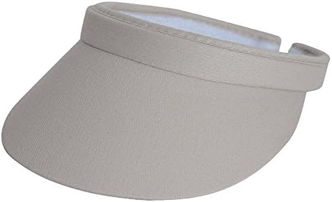TopHeadwear Sports Cotton Twill Clip-On Visor - Putty