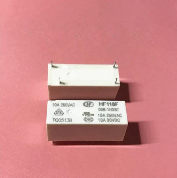 Relais 6V HF118F0061HS5T commutation stable DC6V 4PIN pour automatisation domestique