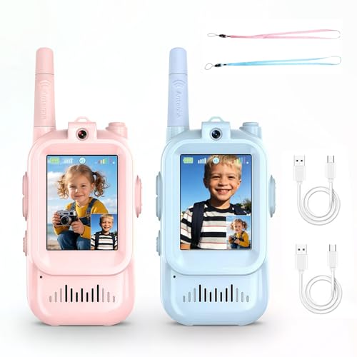 Video Walkie Talkies for Kids 2 Pack Fun Toys for