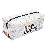 Estojo GRANDE PVC Cristal - 1 Zíper Now Unitd, 3217, Branco