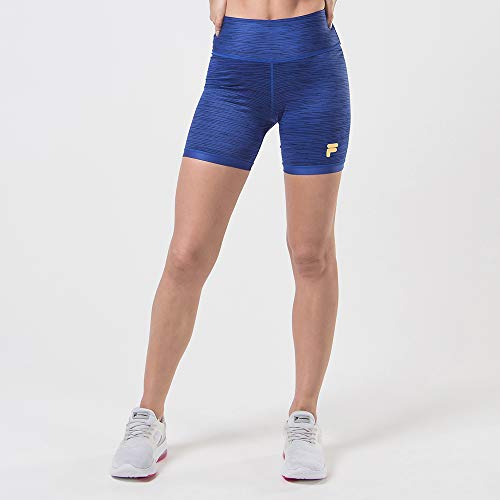 Shorts Double Stripes, Fila, Feminino, Royal/Marinho, M