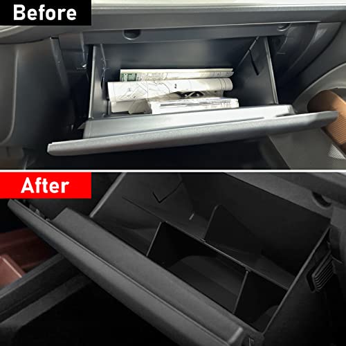 Jaronx Compatible with Ford Maverick Glove Box Organizer 2022 2023